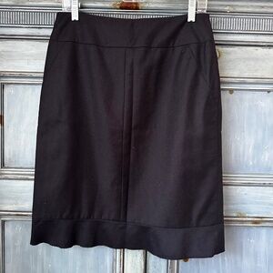 Authentic Chanel straight wool/cashmere skirt size 40 Made in France